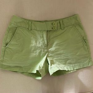 Green shorts